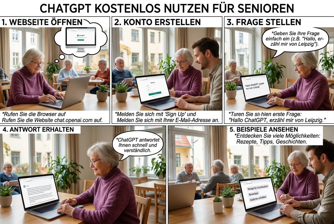 ChatGPT kostenlos nutzen – Digital ab 60