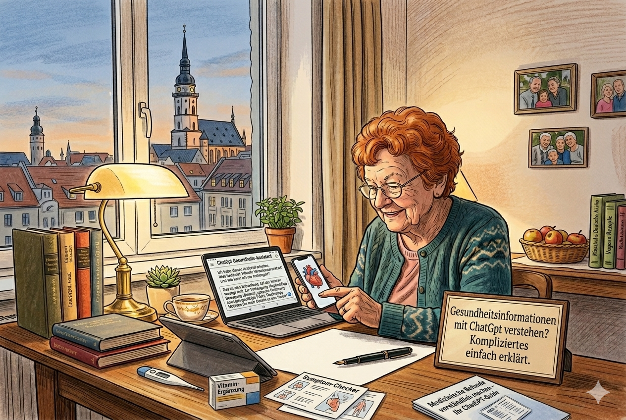 Gesundheitsinformationen mit ChatGPT – Digital ab 60