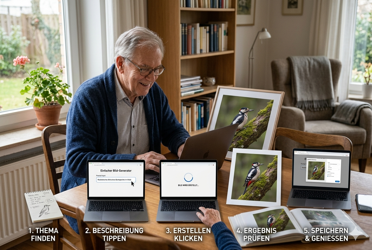 Bilder mit KI erstellen – Schritt für Schritt für Senioren | Digital ab 60