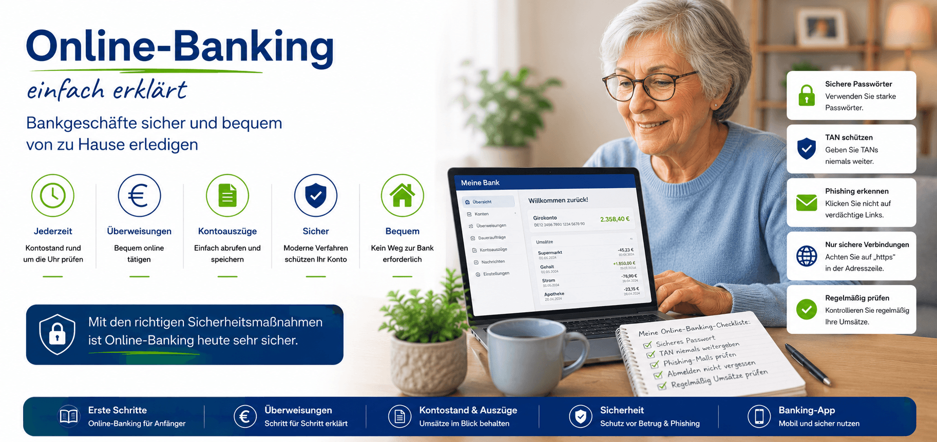 Online-Banking einfach erklärt für Senioren