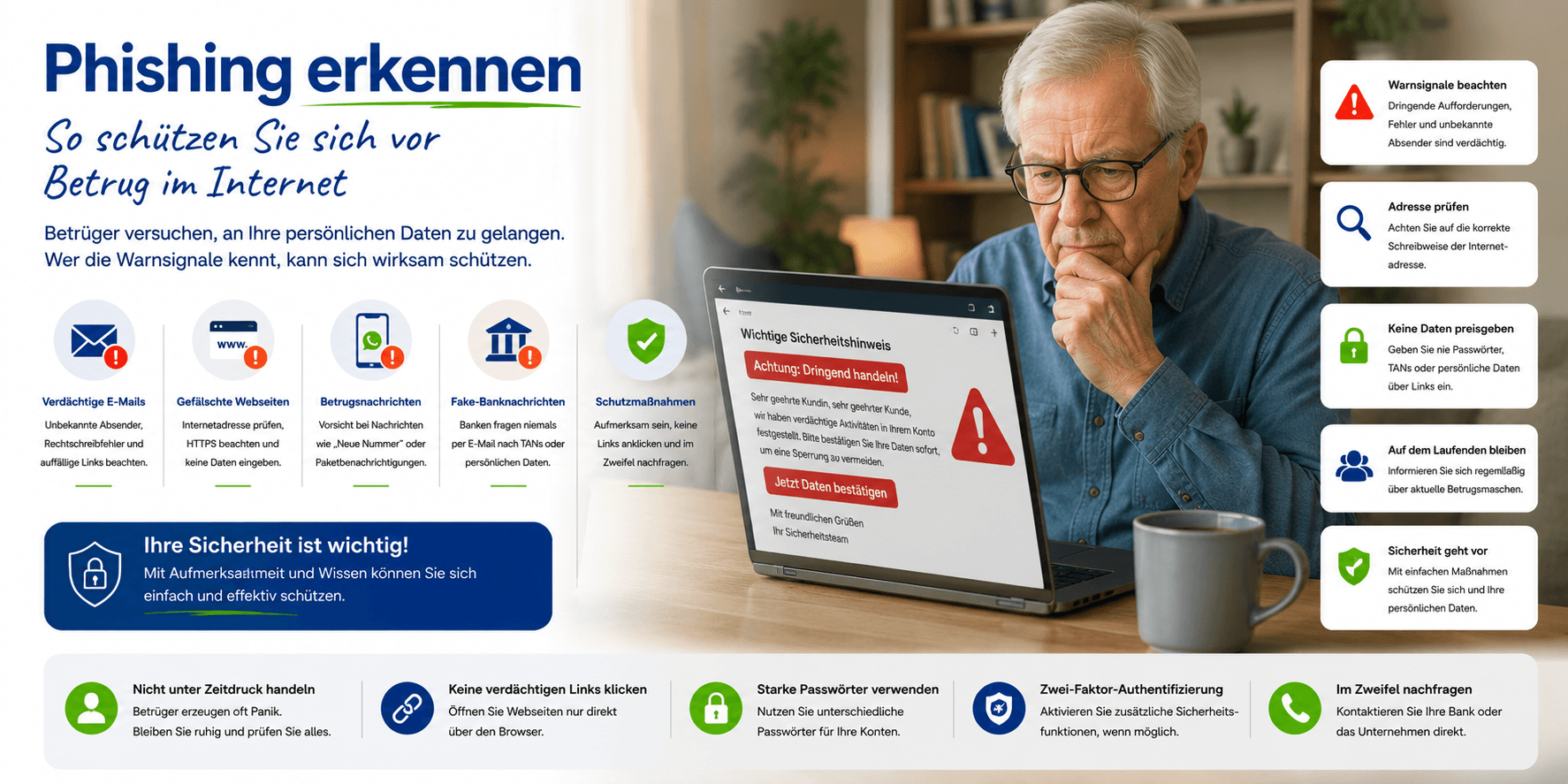 Phishing erkennen – Schutz vor Betrug im Internet