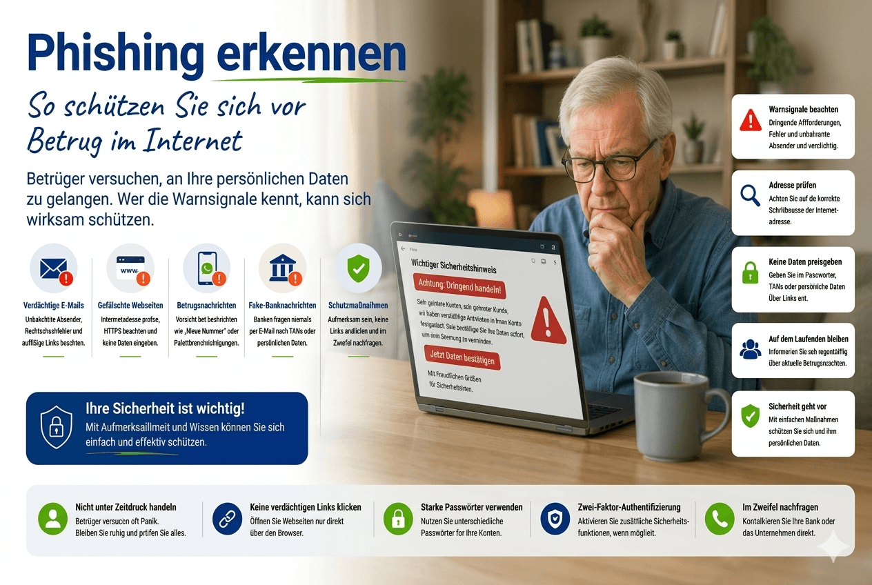 Phishing-Mails erkennen