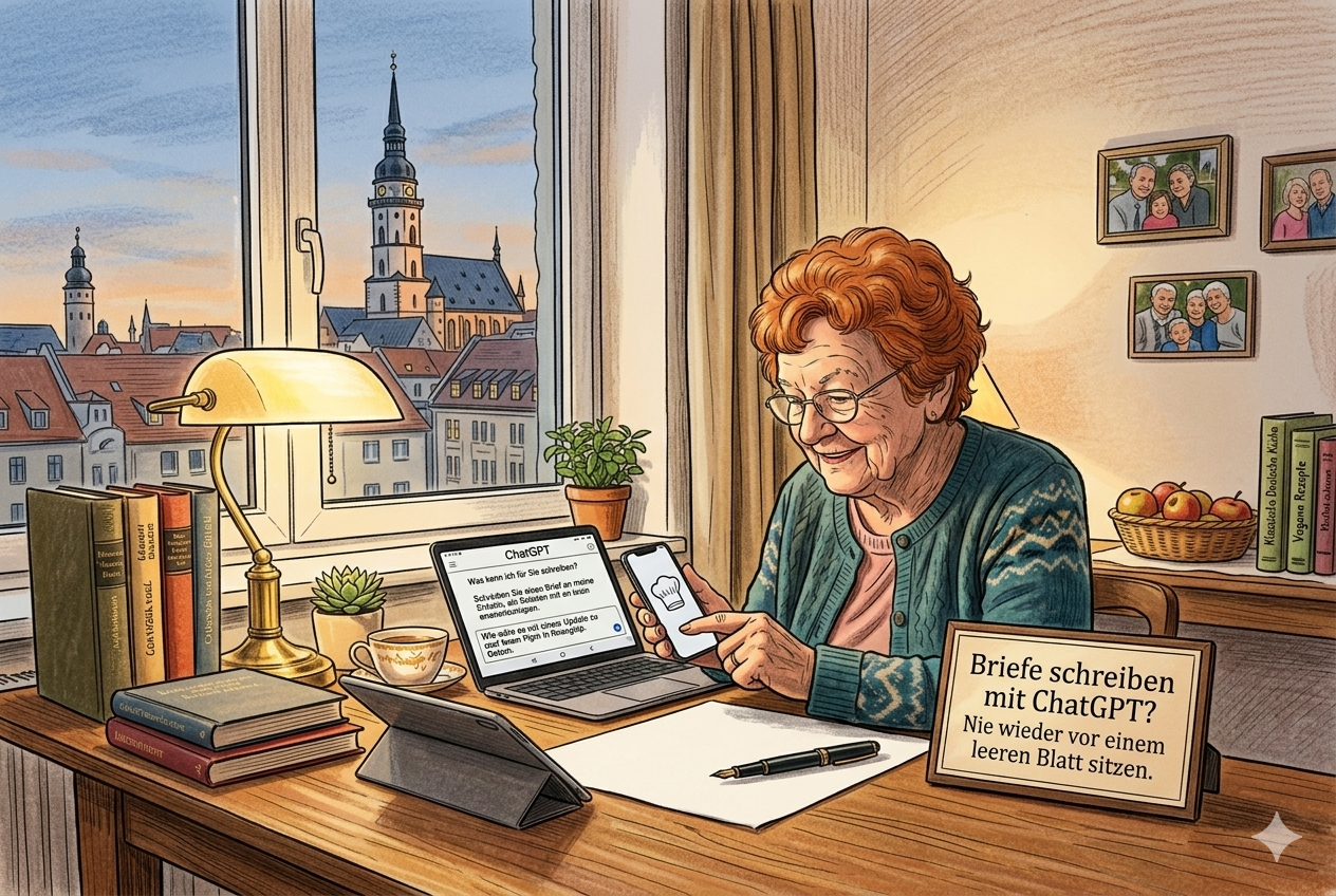 Briefe schreiben mit ChatGPT – Digital ab 60