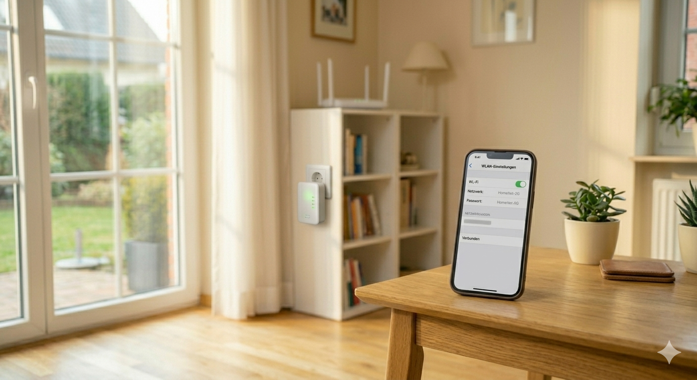 WLAN-Verstärker einrichten